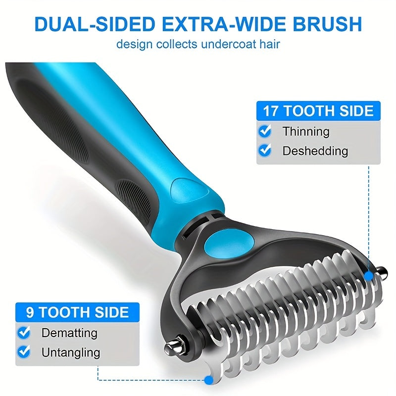 🔥Buy 2 Get 1 Free🔥Efficient Double-Sided Pet Grooming Brush