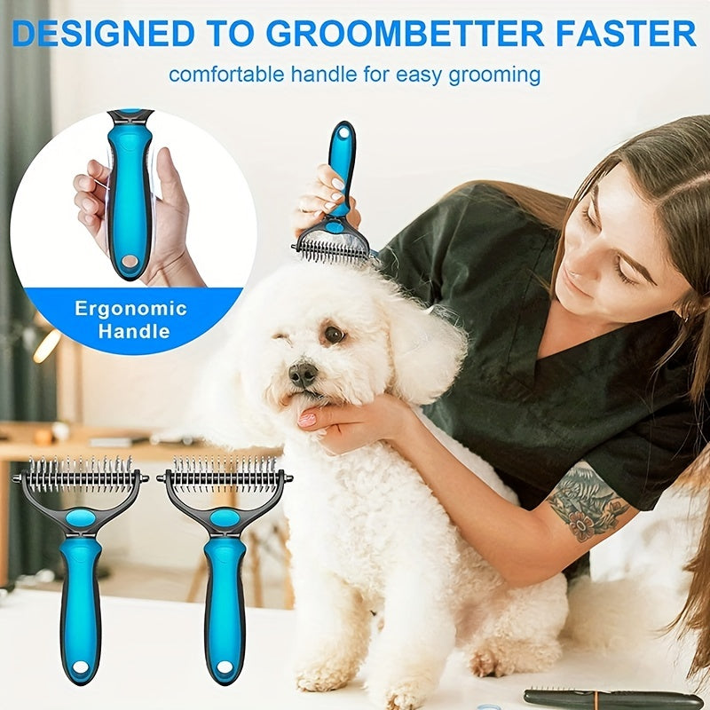 🔥Buy 2 Get 1 Free🔥Efficient Double-Sided Pet Grooming Brush