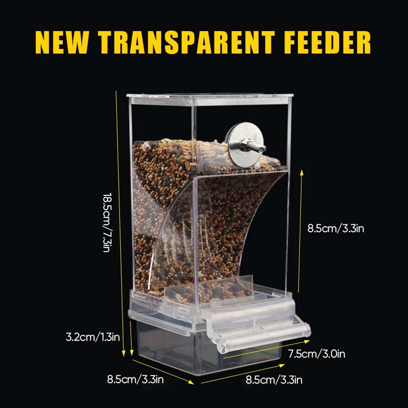 🔥BUY 2 GET 10% OFF💝Automatic No-Spill Transparent Bird Feeder