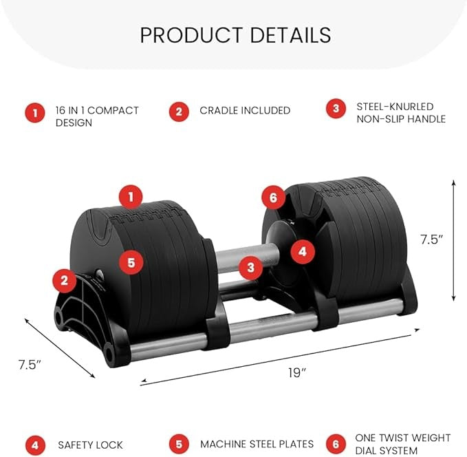 Adjustable Dumbbells4KG-41.5KG Adjustable Dumbbell Rack