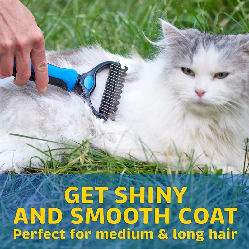 🔥Buy 2 Get 1 Free🔥Efficient Double-Sided Pet Grooming Brush