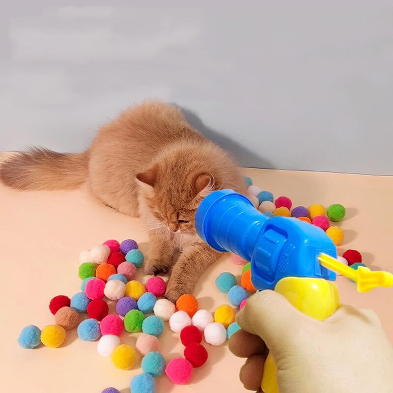 🔥BUY 2 GET 10% OFF💝Pets Plush Ball Shooting Gun